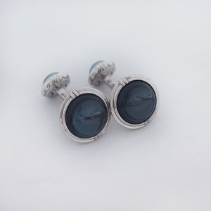 TACORI 925 Silver RetroClassic Cabochon Cuff Links